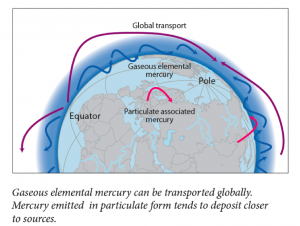 From the UNEP (2013) Global Mercury Assessment